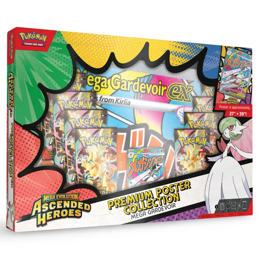 Ascended Heroes – Premium Poster Collection – Mega Gardevoir – englisches Pokémon TCG Produkt