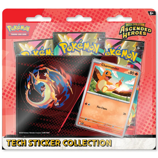 Ascended Heroes – Tech Sticker Collection – Charmander – englisches Pokémon TCG Produkt