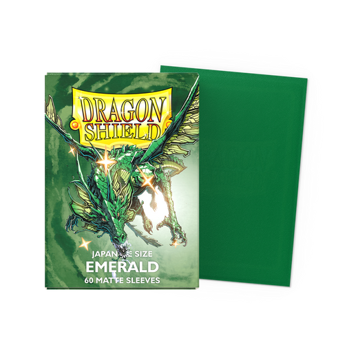 Dragon Shield Matte Emerald, Japanese Size, 60 Kartenhüllen