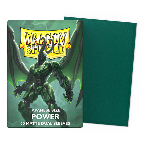 Dragon Shield Matte Dual Power, Japanese Size, 60 Kartenhüllen