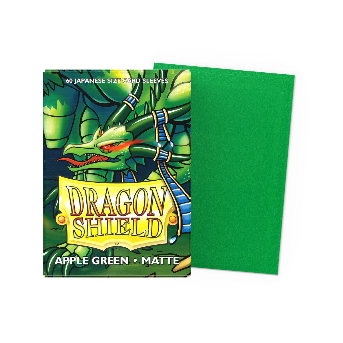 Dragon Shield Matte Apple Green, Japanese Size, 60 Kartenhüllen