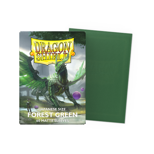 Dragon Shield Matte Forest Green, Japanese Size, 60 Kartenhüllen