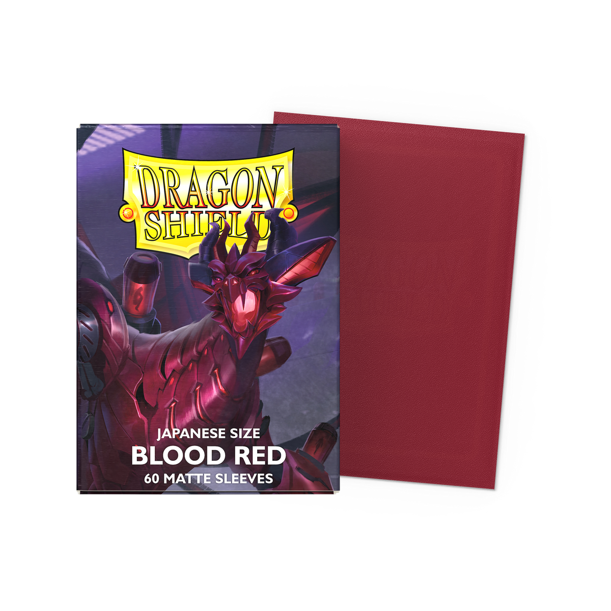 Dragon Shield Matte Blood Red, Japanese Size, 60 Kartenhüllen