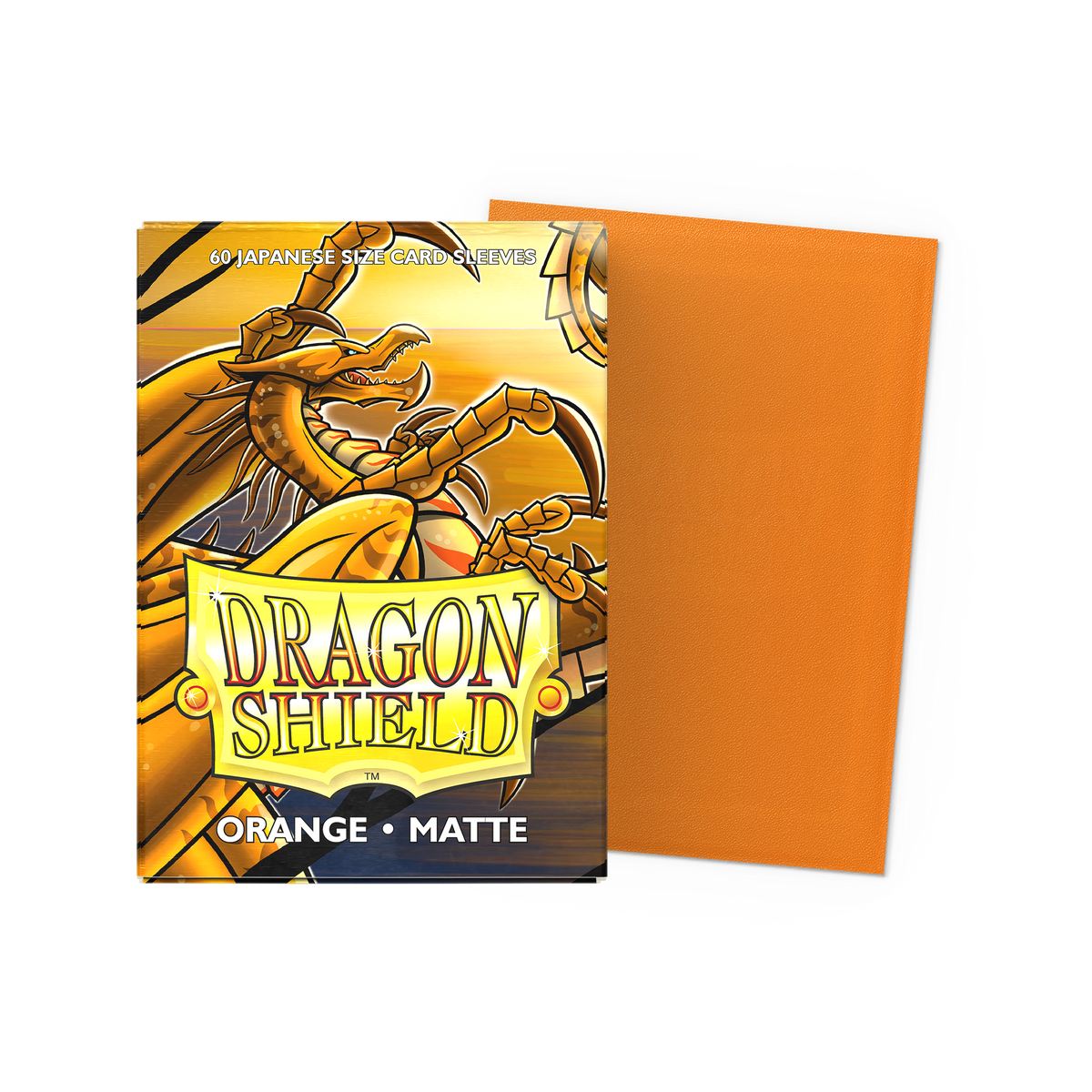 Dragon Shield Matte Orange, Japanese Size, 60 Kartenhüllen