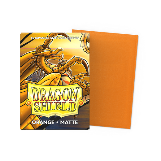 Dragon Shield Matte Orange, Japanese Size, 60 Kartenhüllen