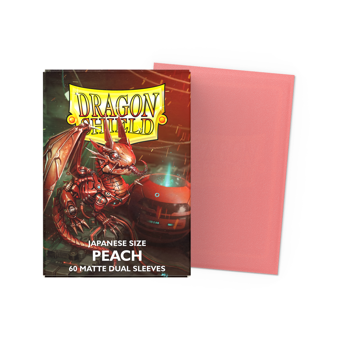 Dragon Shield Matte Dual Peach, Japanese Size, 60 Kartenhüllen