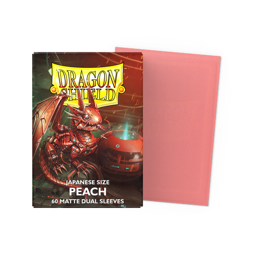 Dragon Shield Matte Dual Peach, Japanese Size, 60 Kartenhüllen