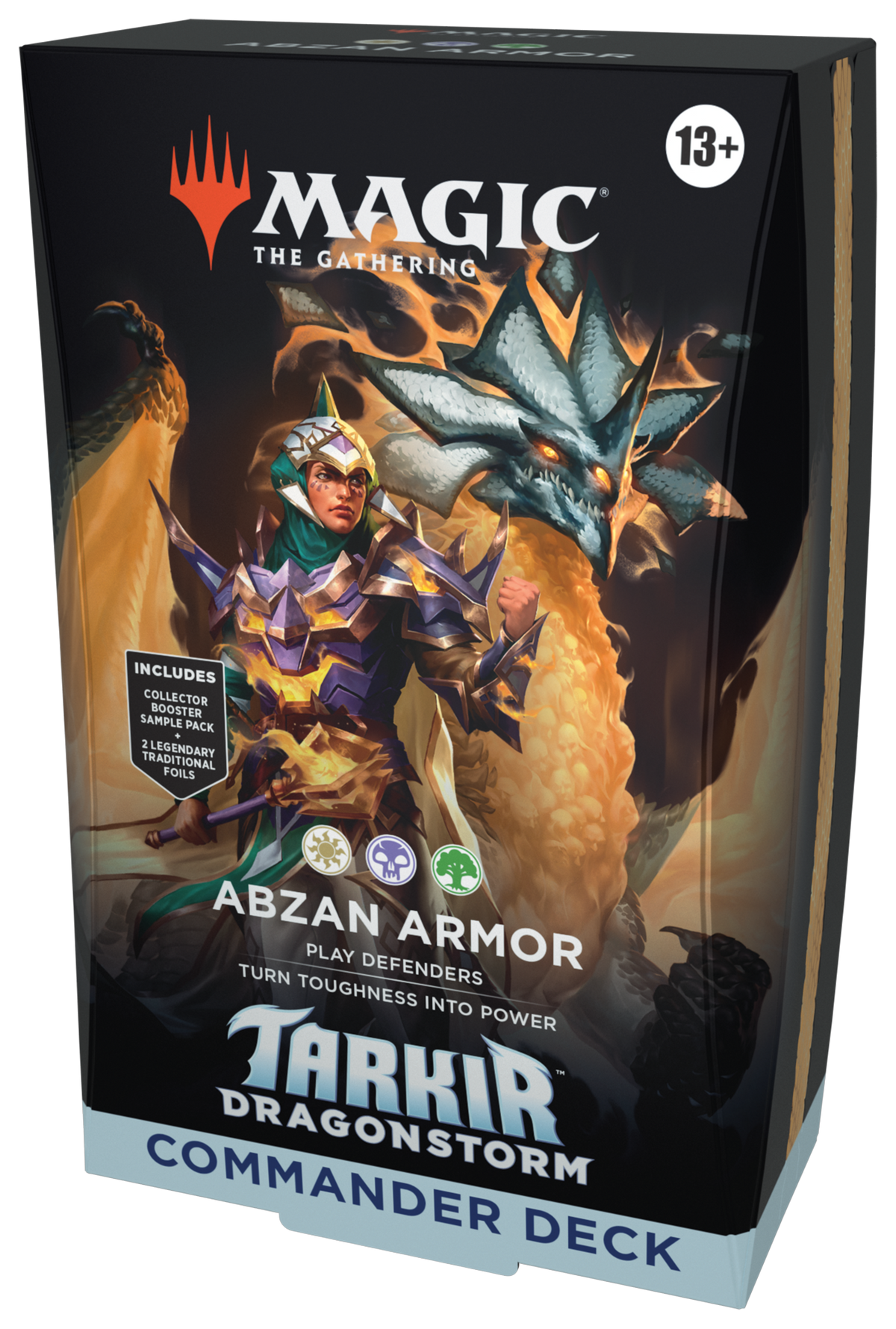 Magic: The Gathering Tarkir: Dragonstorm Commander Deck Abzan Armor (OVP) – versiegelte Originalverpackung