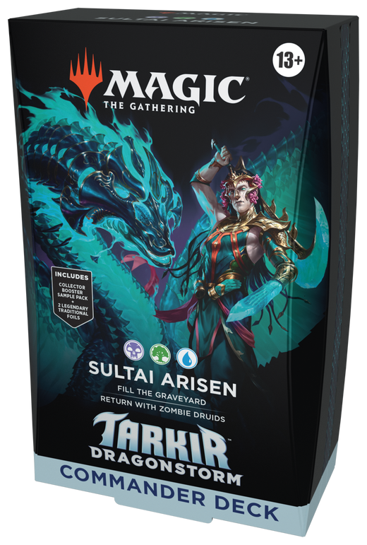 Magic: The Gathering Tarkir: Dragonstorm Commander Deck Sultai Arisen (OVP) – versiegelte Originalverpackung