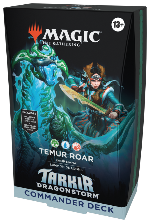 Magic: The Gathering Tarkir: Dragonstorm Commander Deck Temur Roar (OVP) – versiegelte Originalverpackung