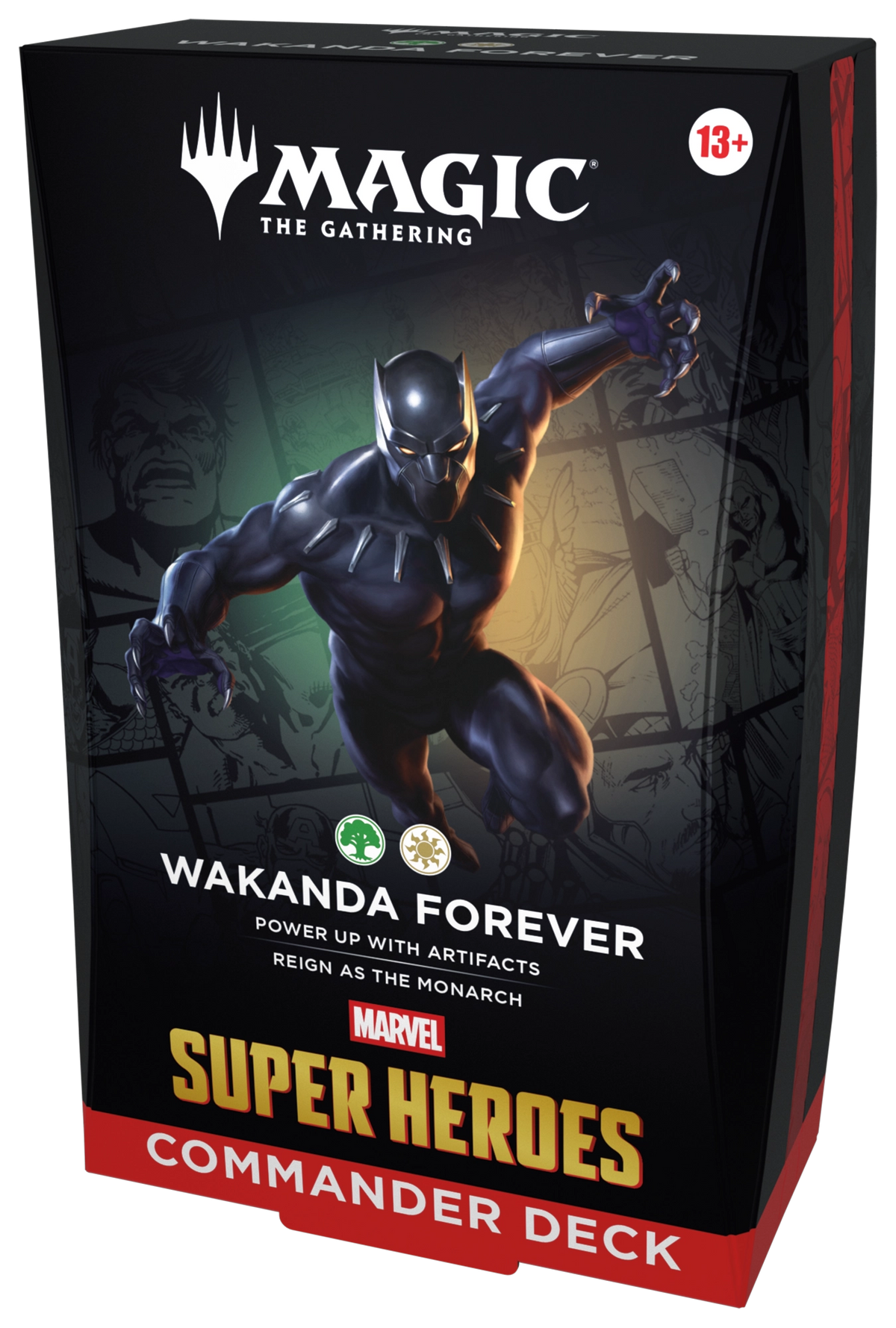 Magic: The Gathering Marvel Super Heroes Commander Deck Wakanda Forever (OVP) – versiegelte Originalverpackung
