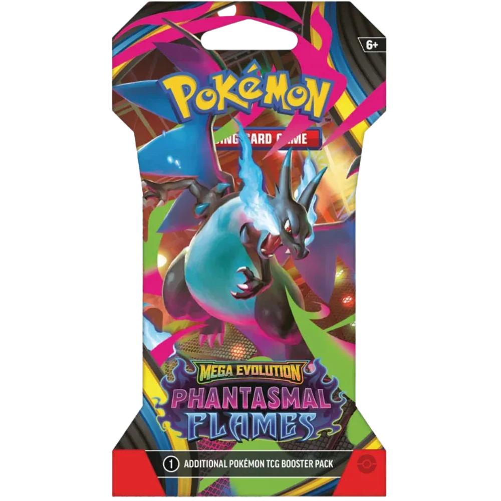 Phantasmal Flames – Sleeved Booster – englisches Pokémon TCG Produkt
