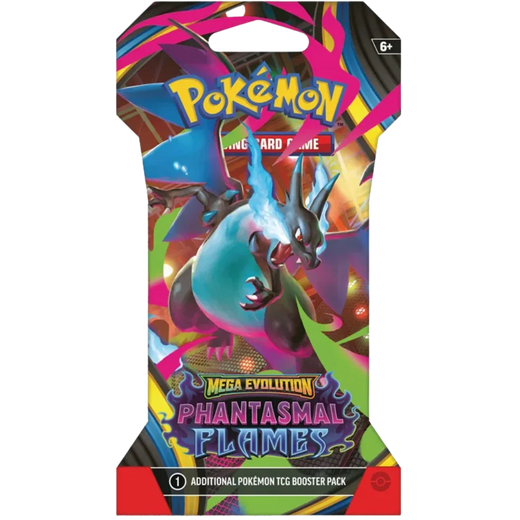 Phantasmal Flames – Sleeved Booster – englisches Pokémon TCG Produkt